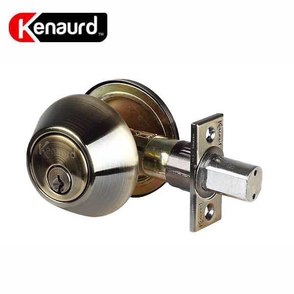 Kenaurd Kenaurd:Dbl. Deadbolt Antique KW1 KDB02-AB-KW1